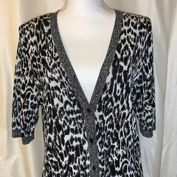 Jones New York Sweaters - Jones New York Collection Black & White Print